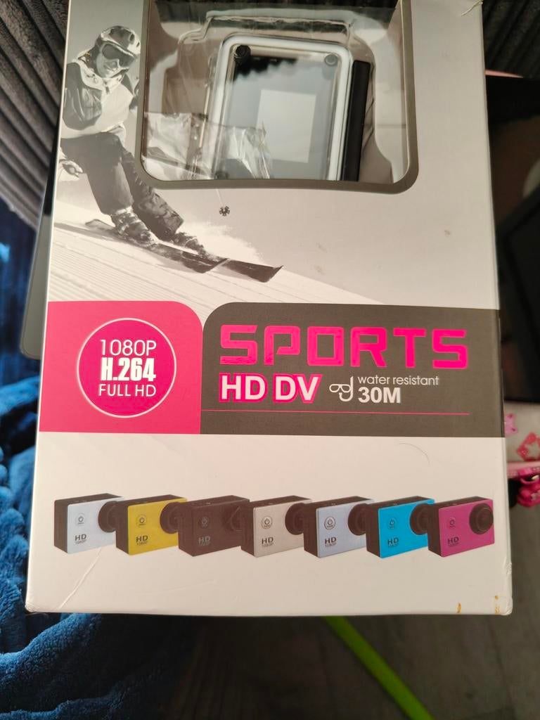 Sports HD DV 1080P Full HD Actiecamera Waterbestendig, Audio, Tv en Foto, Actiecamera's, Ophalen of Verzenden, Nieuw, Overige merken