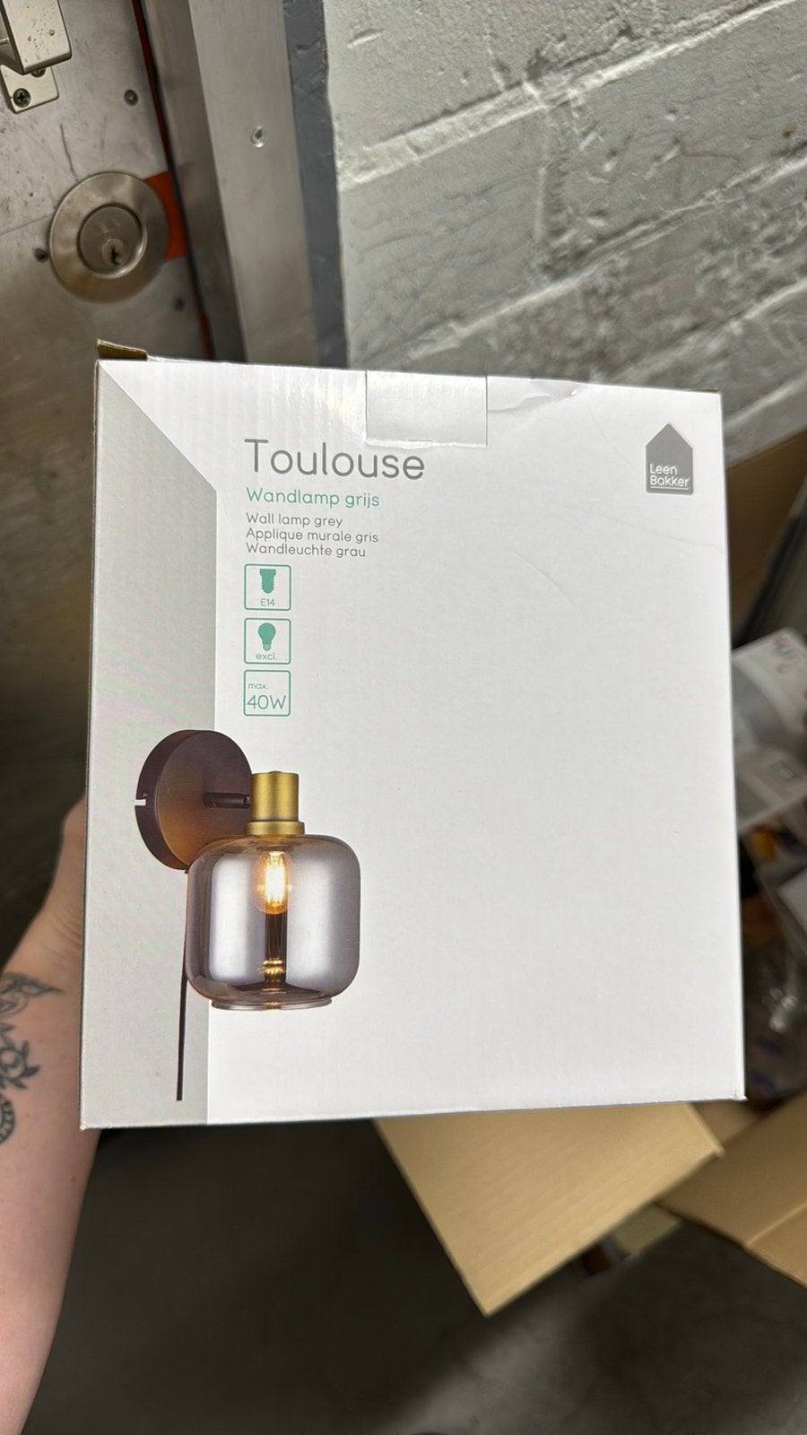 Wand lampen 2 stuks, Ophalen of Verzenden, Zo goed als nieuw