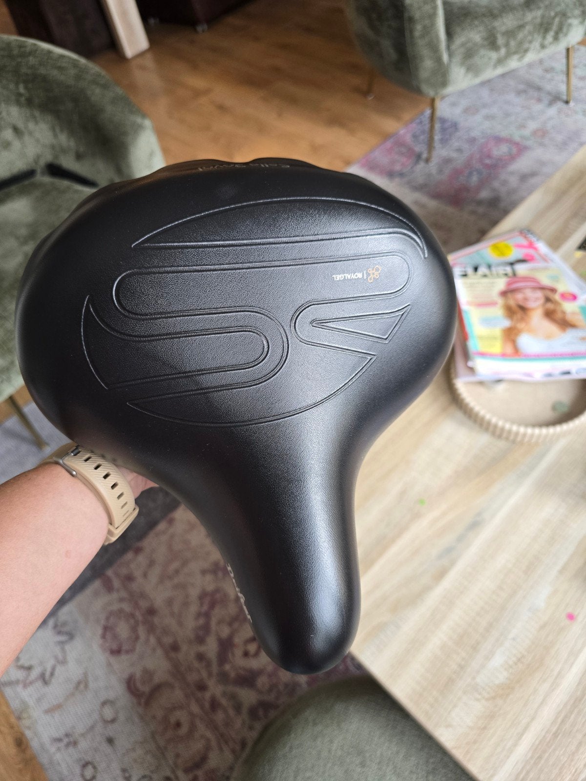 Selle Royal Drifter Gel Zadel met Veren - Zo goed als nieuw, Ophalen, Zo goed als nieuw, Zadel, Selle Royal