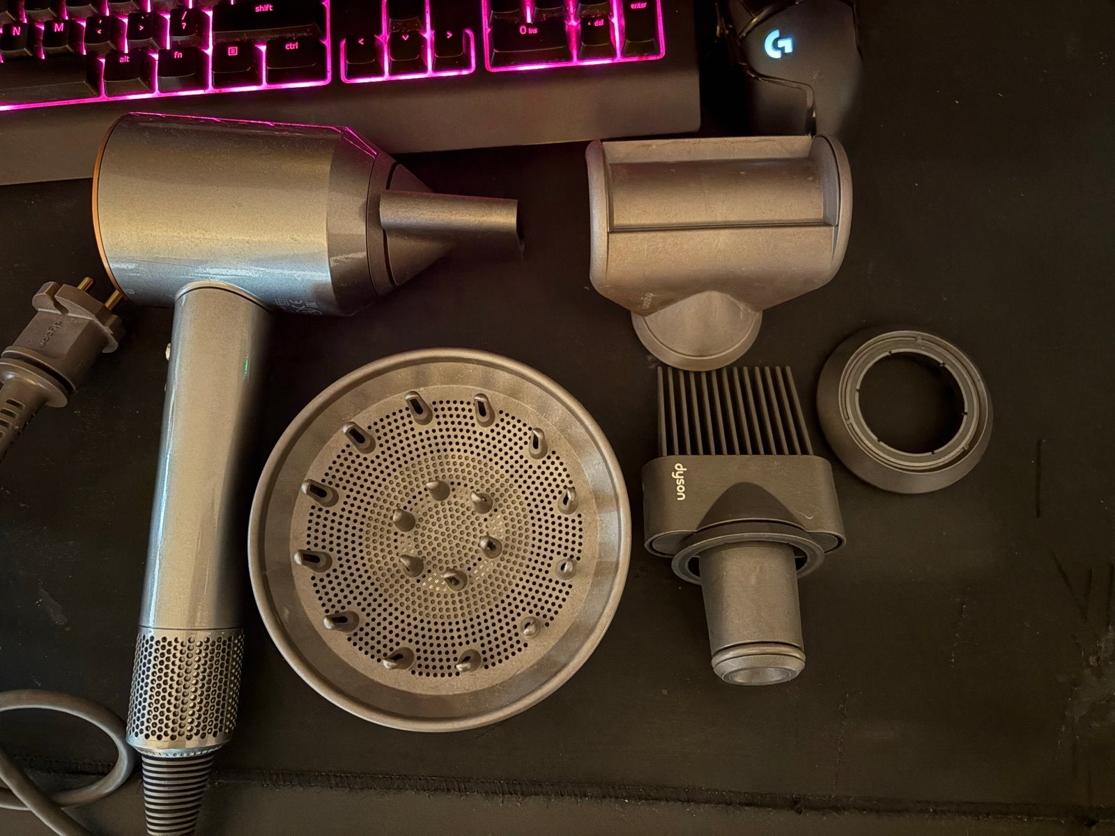 🔥Dyson Supersonic Föhn met Opzetstukken - Zo goed als nieuw, Ophalen of Verzenden, Zo goed als nieuw, Föhn of Haardroger