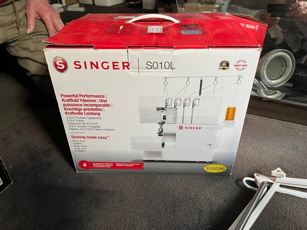 Singer Lockmachine SO10L NIEUW, Hobby en Vrije tijd, Naaimachines en Toebehoren, Ophalen of Verzenden, Nieuw, Lockmachine, Singer