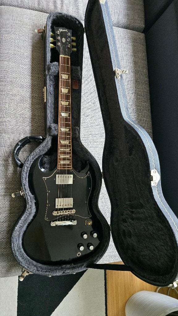 Gibson SG Standard Ebony 2006 + Gibson koffer, Ophalen, Gebruikt, Solid body, Gibson