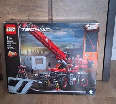 LEGO Technic 42082 Ruw Terrein Kraan - Zo goed als nieuw, Ophalen of Verzenden