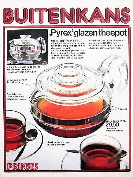 13 vintage advertenties reclames keukengerei 1953-61 Pyrex, Ophalen of Verzenden, Gebruikt, Overige typen