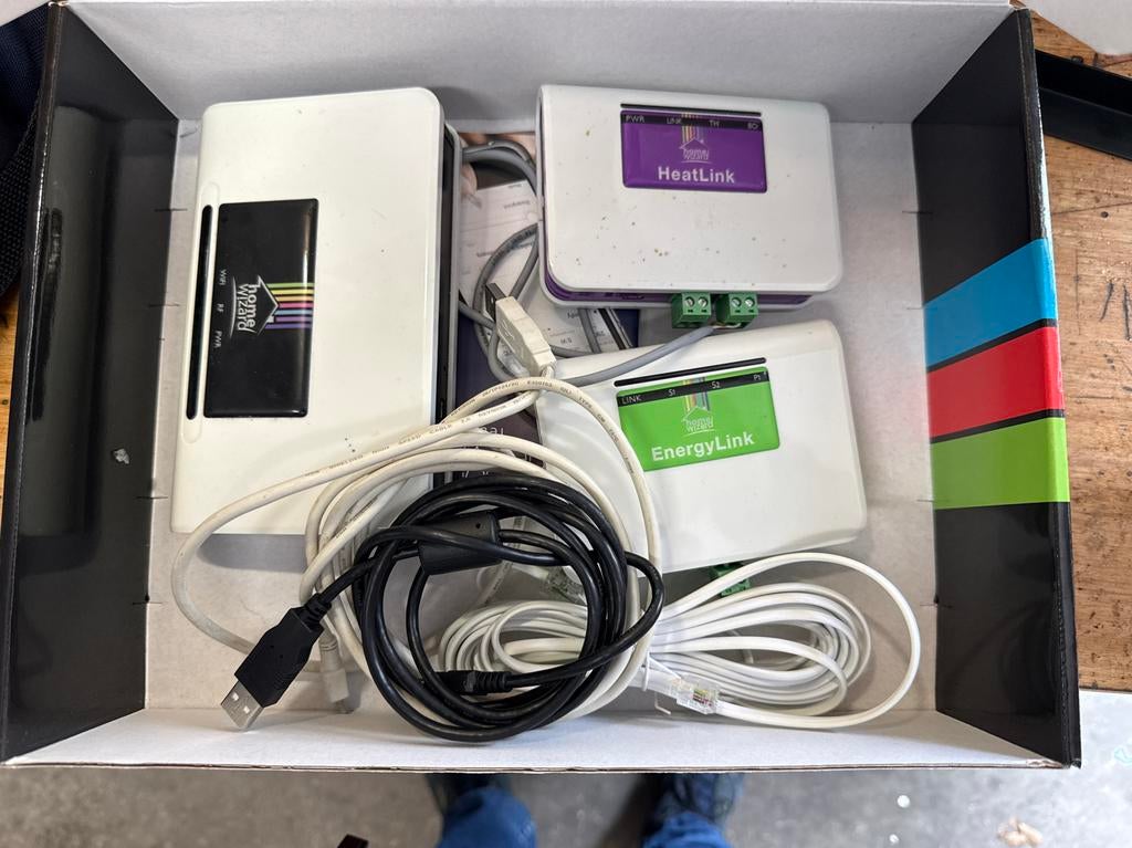 Homewizard basis, Heatlink en Energylink, Doe-het-zelf en Verbouw, Thermostaten, Gebruikt, Slimme thermostaat, Ophalen of Verzenden