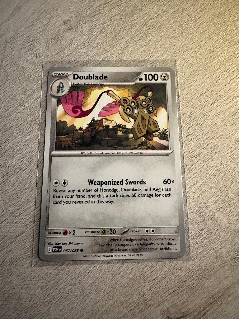 Doublade 057/088 Perfect Order - Pokémon Kaart, Ophalen of Verzenden, Nieuw, Losse kaart