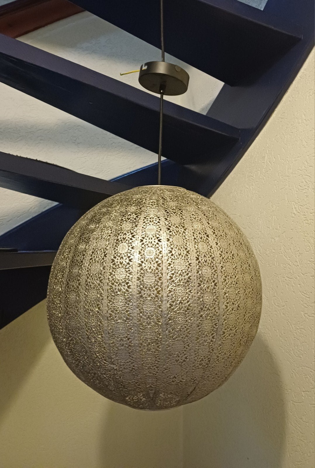 hanglamp, Huis en Inrichting, Ophalen, Zo goed als nieuw, Metaal