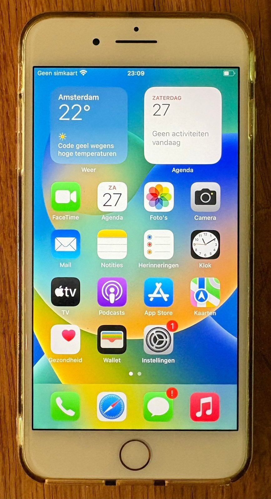 iPhone 8 Plus 64GB - Goud/Wit - accu 89%, Telecommunicatie, Mobiele telefoons | Apple iPhone, 89 %, IPhone 8 Plus, Wit, Ophalen of Verzenden