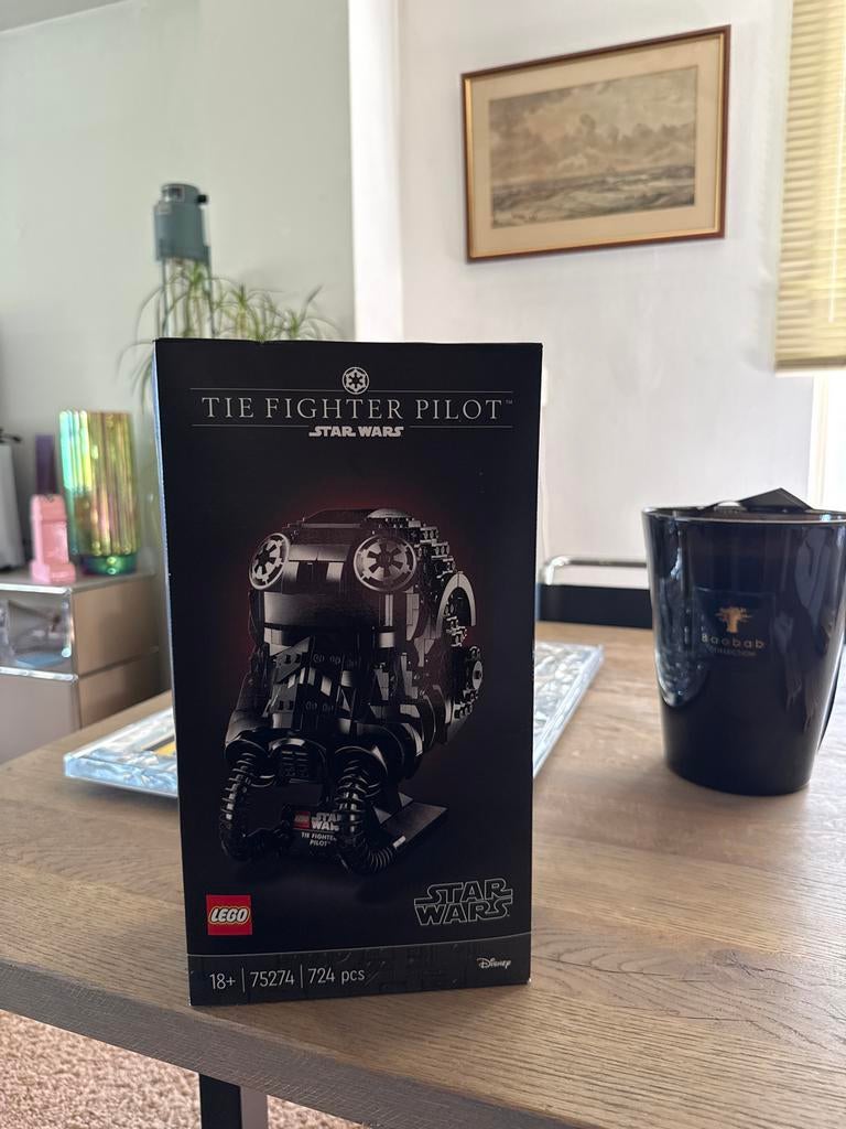 Lego Star Wars TIE Fighter Pilot Helm (75274) NIEUW, Star Wars, Lego, Nieuw, Ophalen of Verzenden