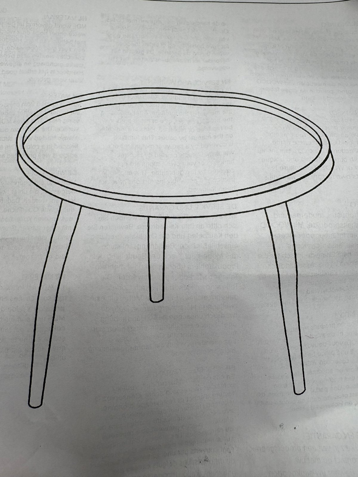 WOOODS bijzettafel M - Zwart MDF/grenen (45x45x45cm), 50 tot 100 cm, Rond, Nieuw, Ophalen of Verzenden