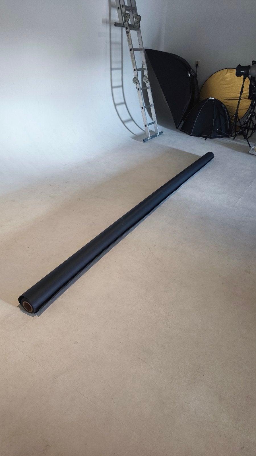 Zwarte achtergrondrol voor fotostudio, Audio, Tv en Foto, Ophalen, Zo goed als nieuw, Overige merken, Achtergrond