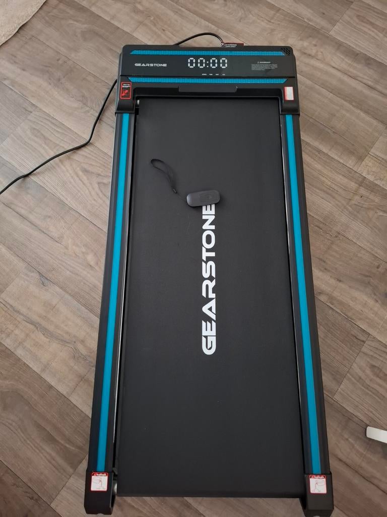 Gearstone Loopband/Walkingpad met LCD, BT, Afstandsbediening, Ophalen, Zo goed als nieuw, Loopband
