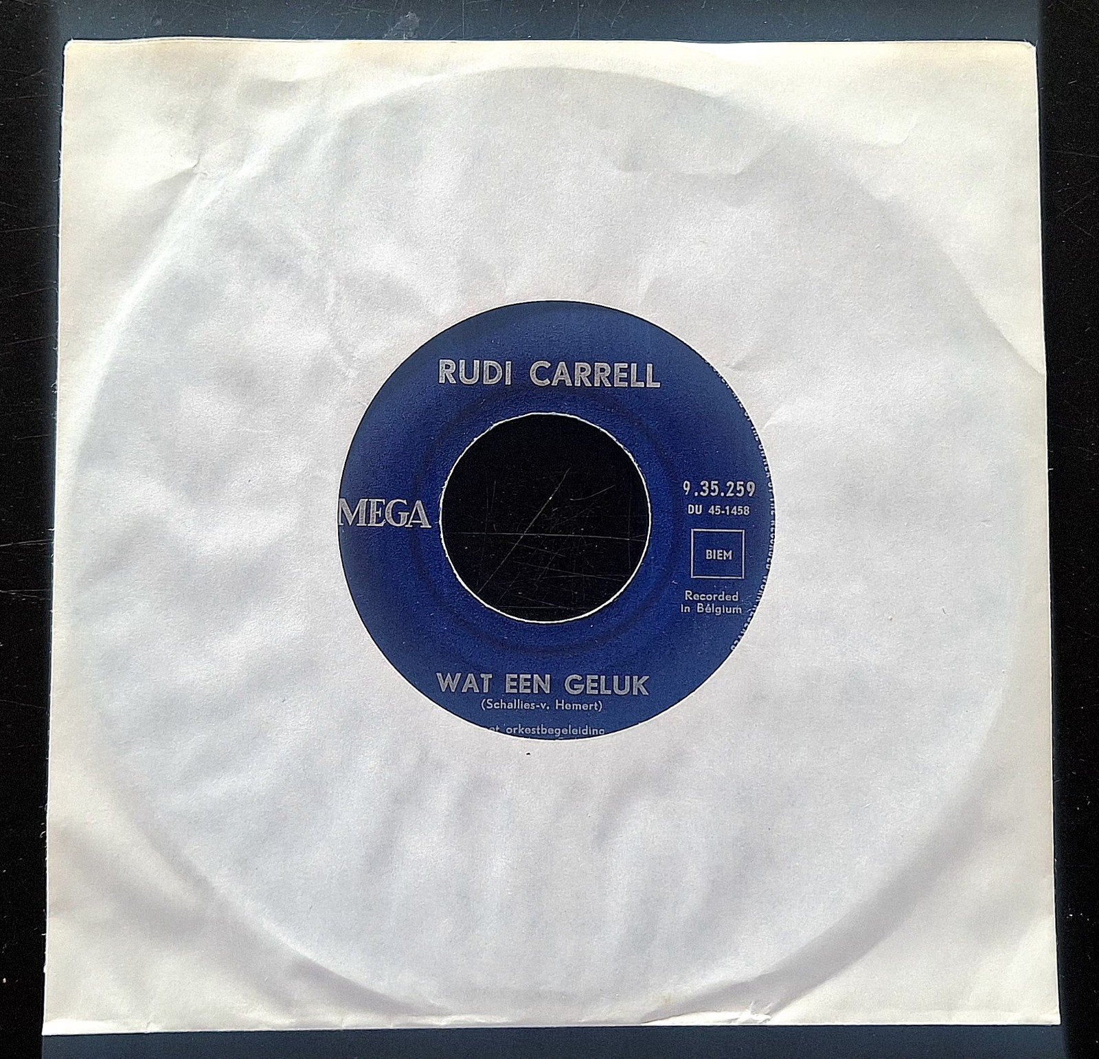 7"/SINGLE  RUDI CARRELL - Wat Een Geluk, Cd's en Dvd's, Ophalen of Verzenden, Gebruikt, Nederlandstalig