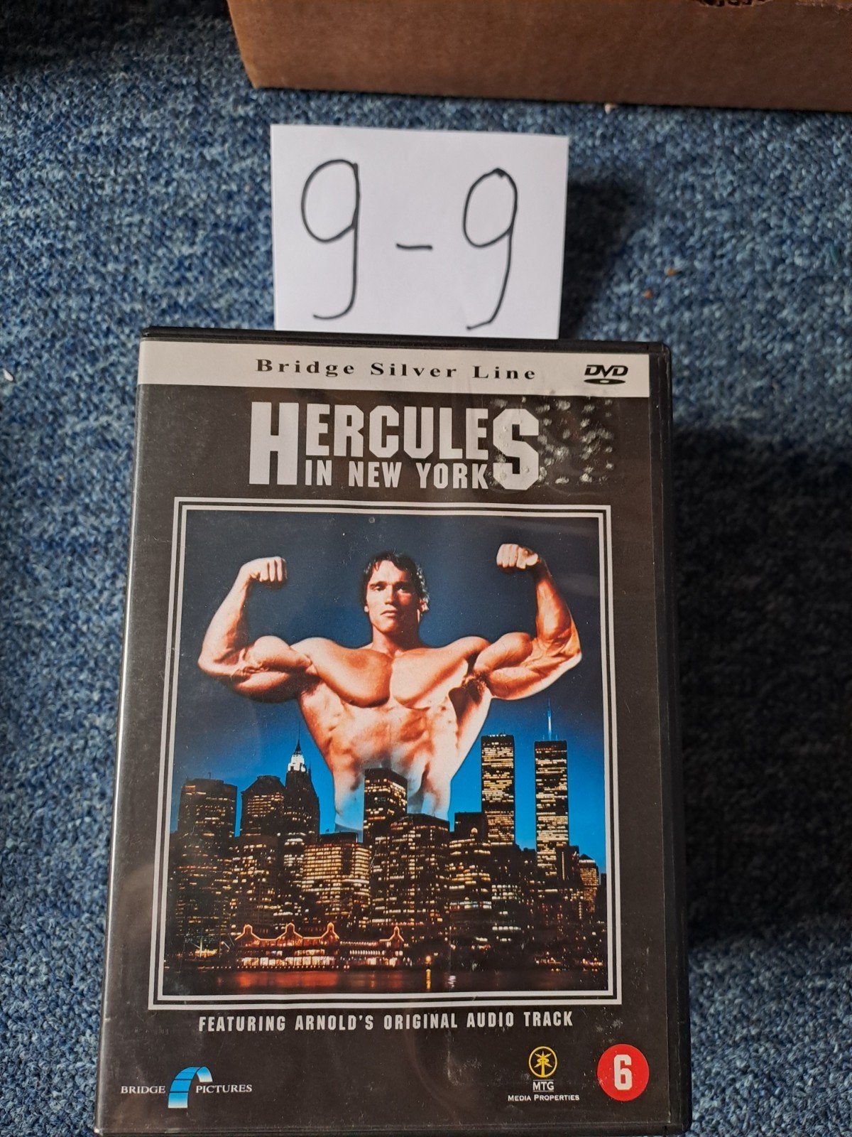 Hercules in New York DVD - Arnold Schwarzenegger, Cd's en Dvd's, Overige genres, Ophalen of Verzenden, Vanaf 6 jaar, Inclusief doosje