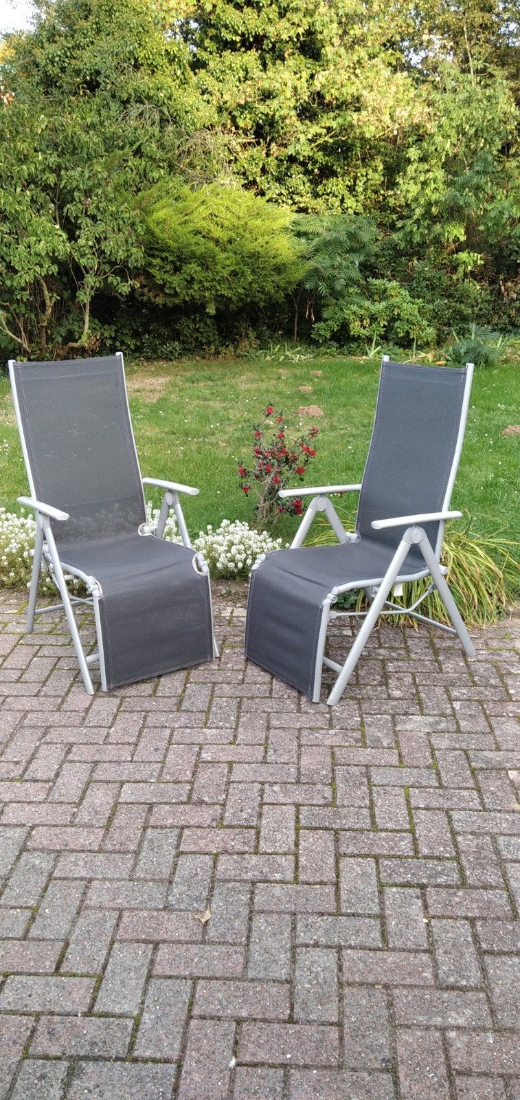 relax stoelen, aluminium, Florabest, Ophalen, Gebruikt, Aluminium
