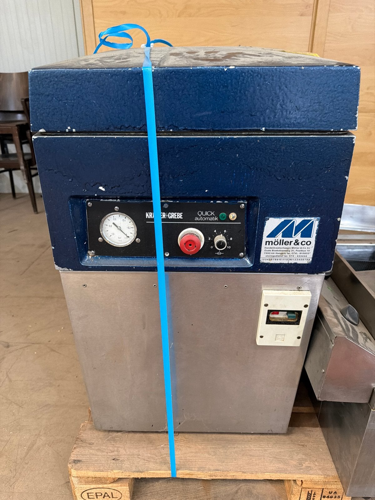 Professionele Vacuümmachine Möller & Co, Ophalen, Gebruikt, Bakkerij en Slagerij