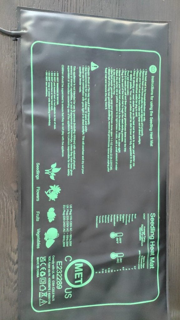 Seedling heat mat/warmte mat, Ophalen, Zo goed als nieuw, Kweeklamp