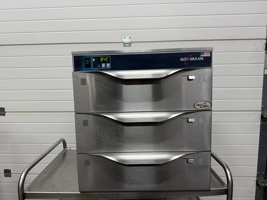 Alto shaam 500-2D 3 laden warmhoudlade warmhoudladen rvs, Ophalen of Verzenden, Gebruikt, Ovens, Magnetrons en Steamers