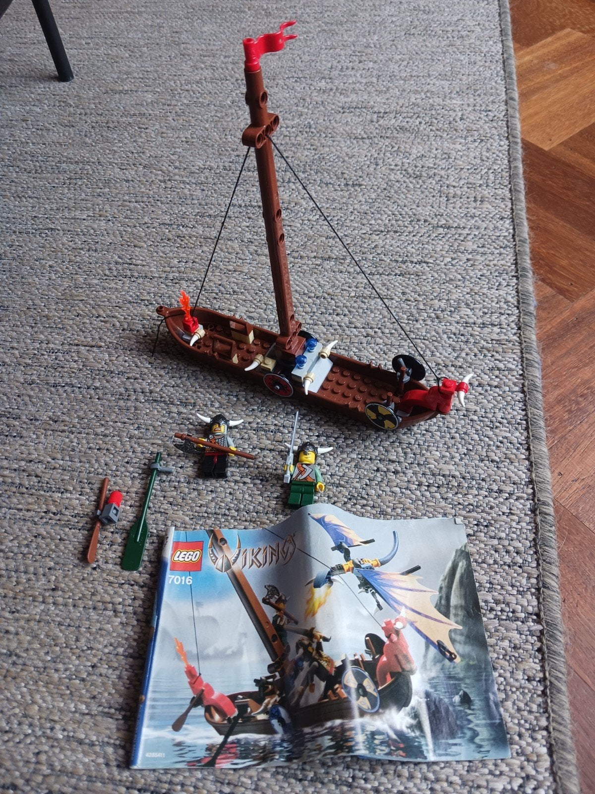 Lego Vikings 7016 Vikingleger , incompleet, Overige thema's, Lego, Accessoire, Ophalen of Verzenden
