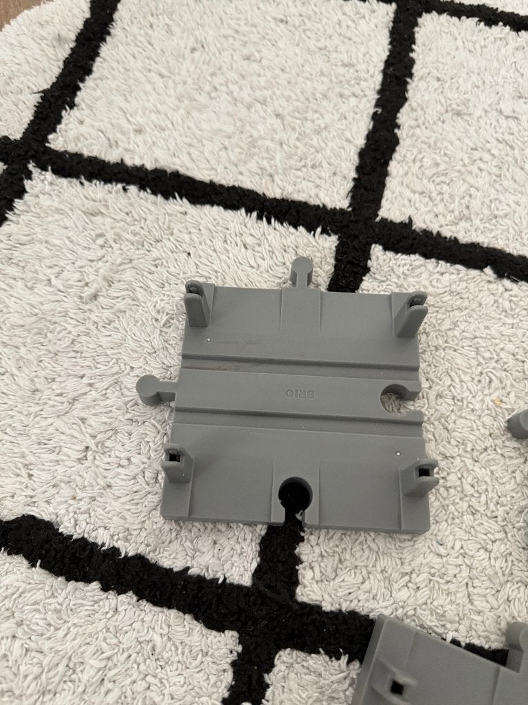 Heel goed 3x grijs Brio houten trein auto weg set 33209 etc, Ophalen of Verzenden, Zo goed als nieuw