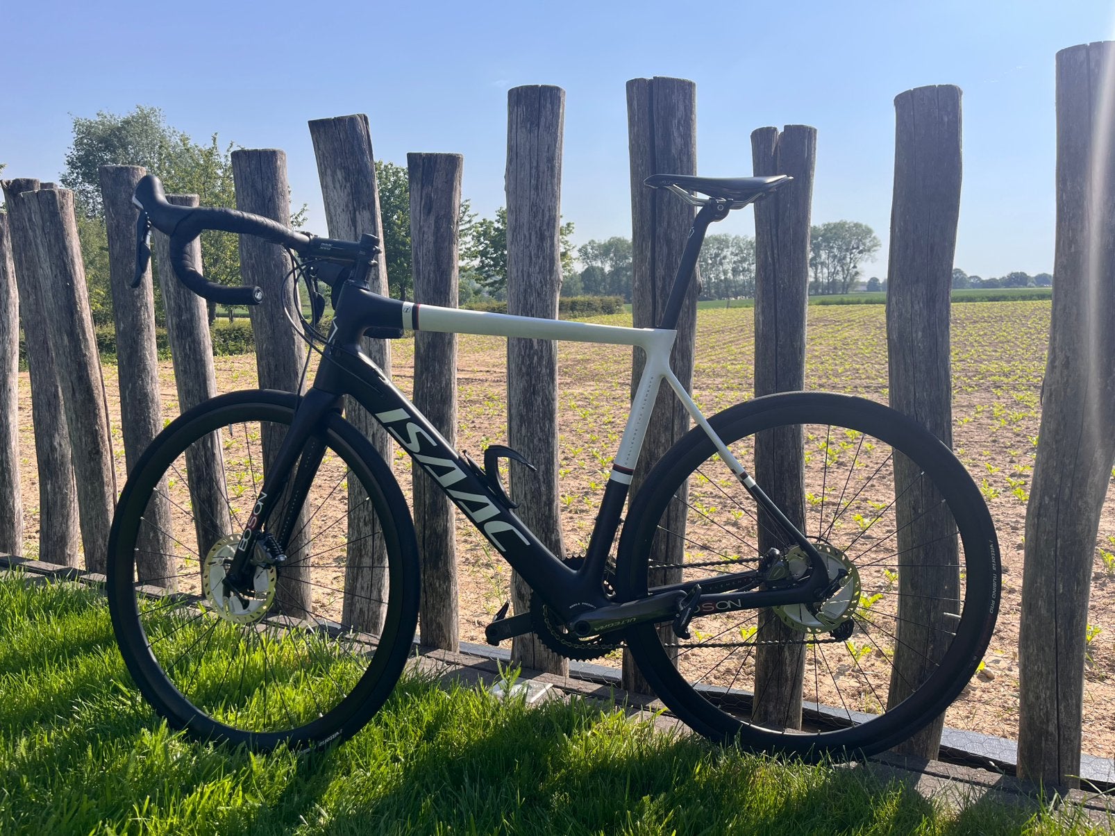 Zeer mooie Isaac Boson, Ultegra, maat 58 met schijfremmen, Carbon, Heren, 15 tot 20 versnellingen, 57 tot 61 cm
