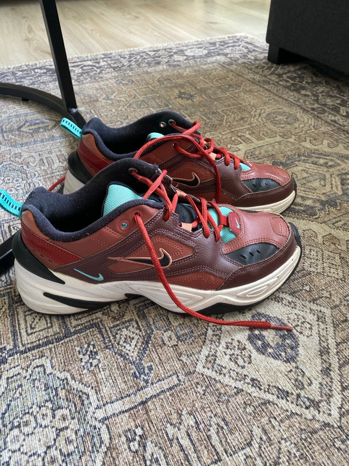 Nike M2K Tekno 'Mahogany Mink' sneakers - Maat 40, Bruin, Ophalen of Verzenden, Sneakers of Gympen, Gedragen