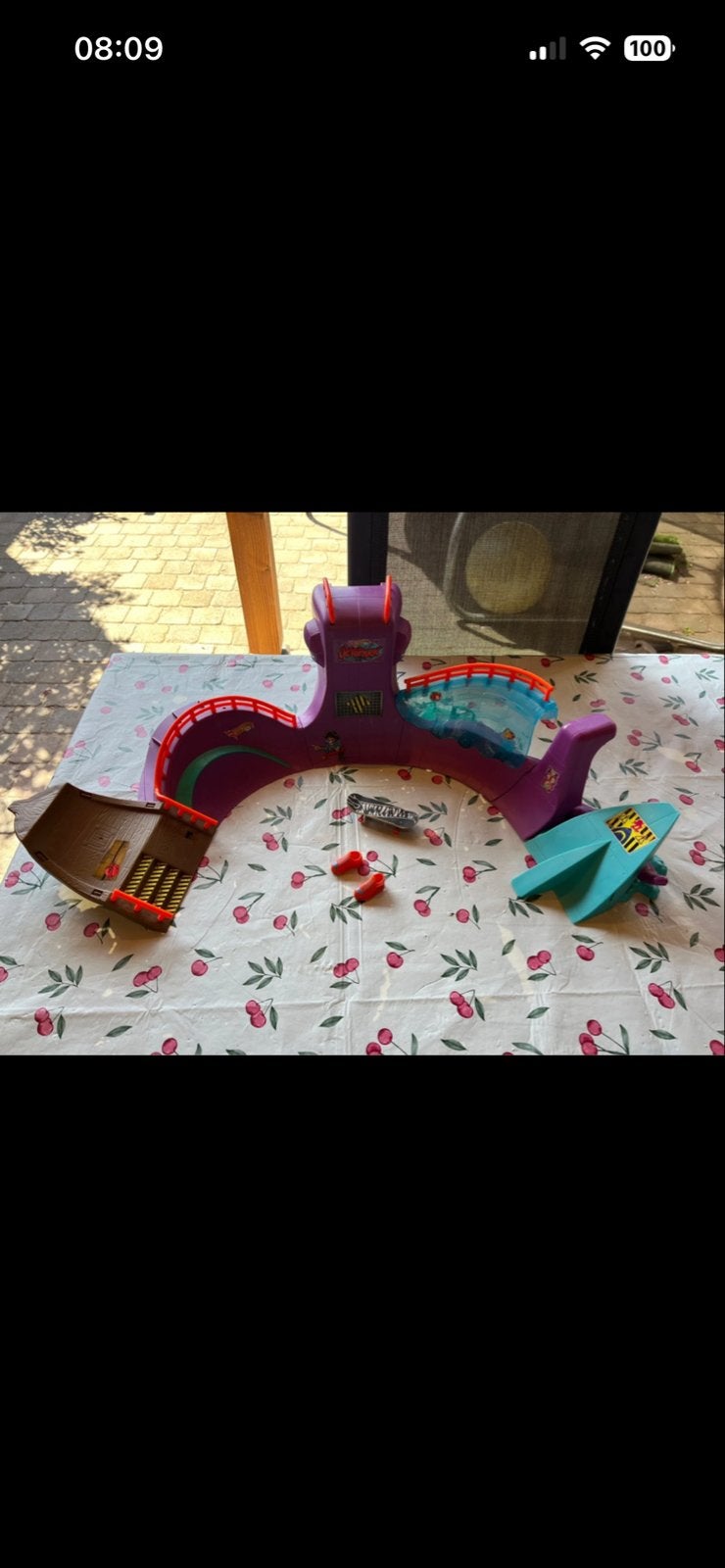 Hot Wheels Octopark Skateboard Speelset met Accessoires, Kinderen en Baby's, Ophalen of Verzenden, Gebruikt, Jongen of Meisje