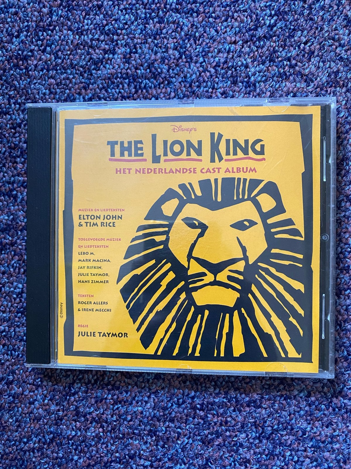 Disney's The Lion King - Het Nederlandse Cast Album CD, Soundtrack, Ophalen, Gebruikt, Album