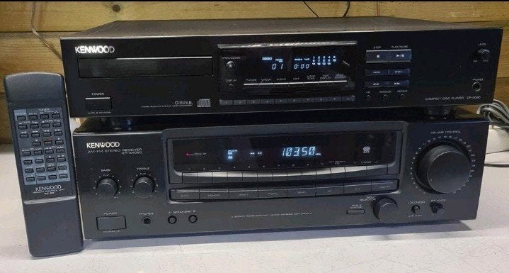 Kenwood set receiver kr-a4060 + cd speler dp-3080 + remote, Ophalen of Verzenden, Zo goed als nieuw, Overige merken