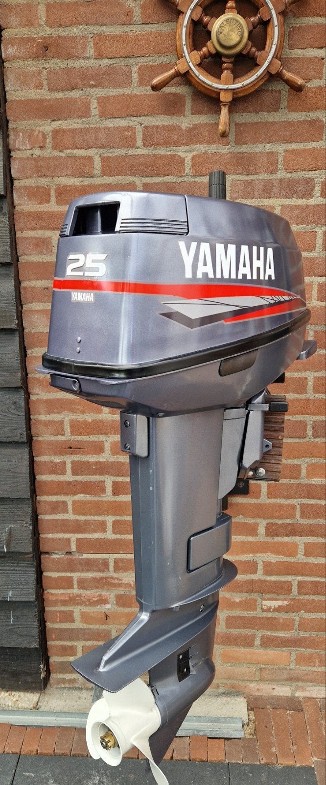 Yamaha 25pk NMHO Autolube  op knuppel, 10 tot 30 pk, Gebruikt, Ophalen of Verzenden, Buitenboordmotor
