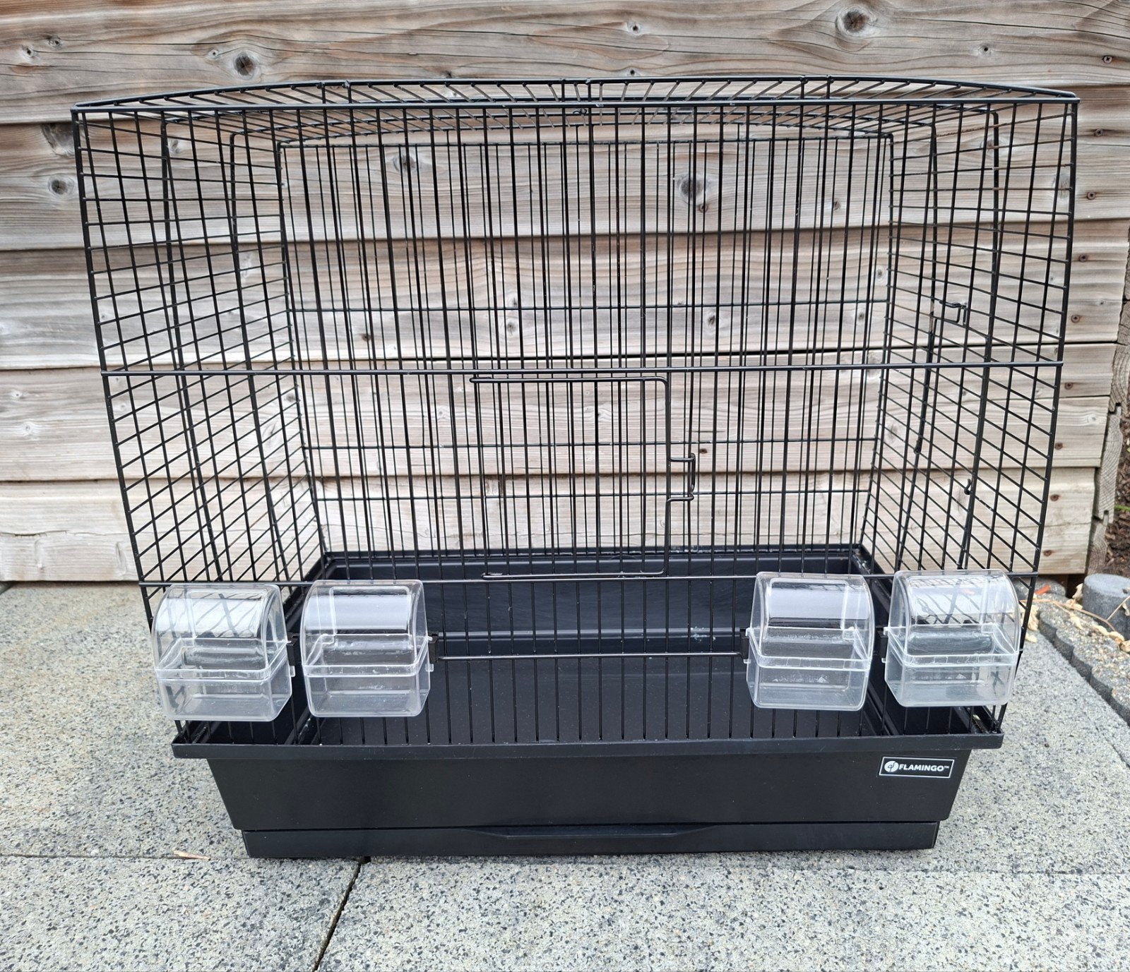 zwarte vogelkooi, Ophalen, Metaal, Vogelkooi