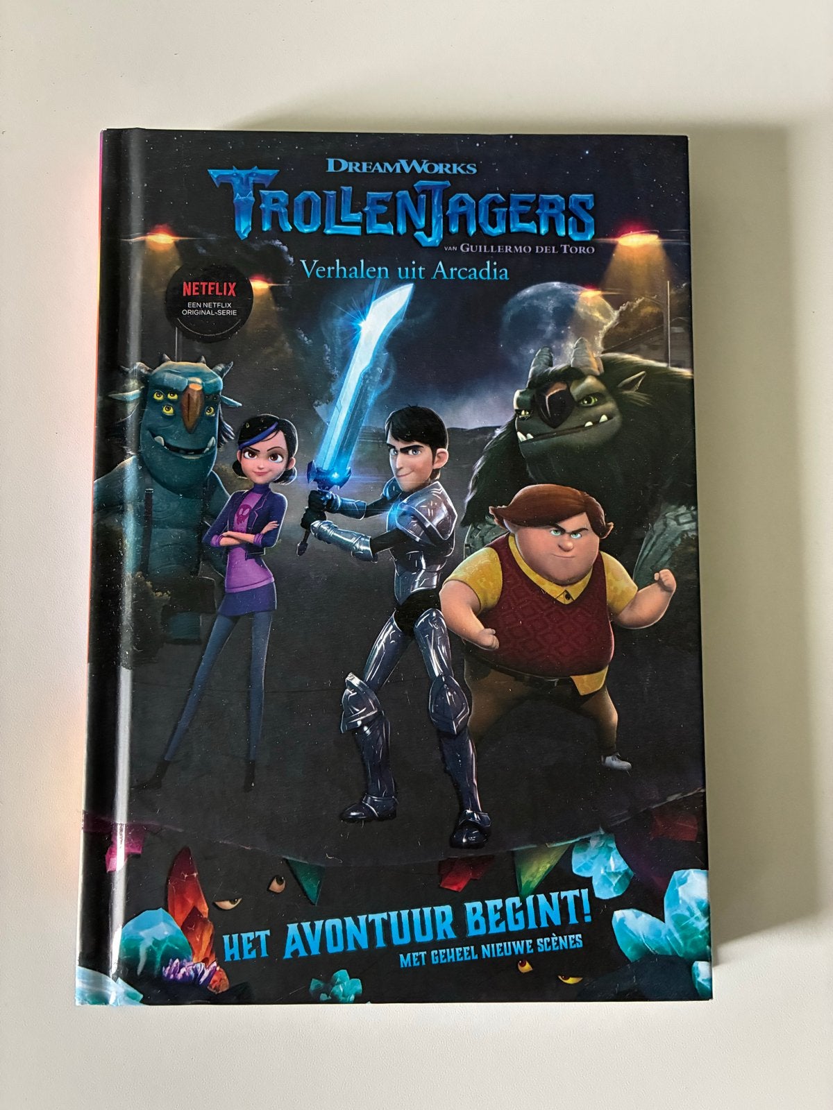 Trollenjagers: Verhalen uit Arcadia - Het Avontuur Begint!, Boeken, Ophalen of Verzenden, Zo goed als nieuw