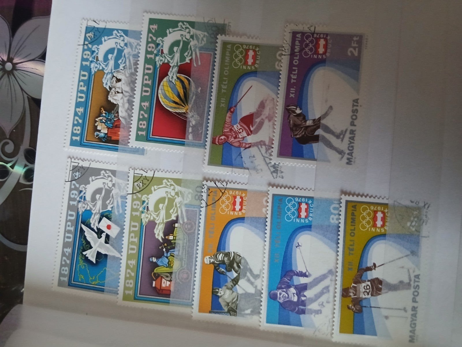 Verzameling Hongaarse postzegels - UPU 1974 & Winterspelen, Postzegels en Munten, Ophalen of Verzenden, Na 1940, Postfris