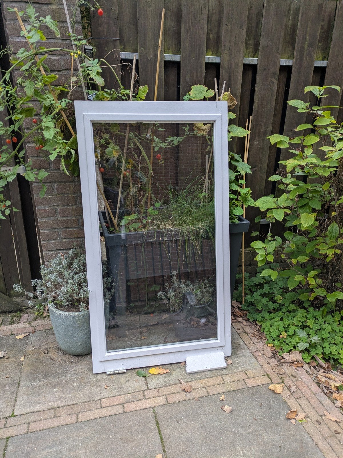 Raam dubbelglas, Ophalen, Gebruikt, Minder dan 75 cm, Raamkozijn