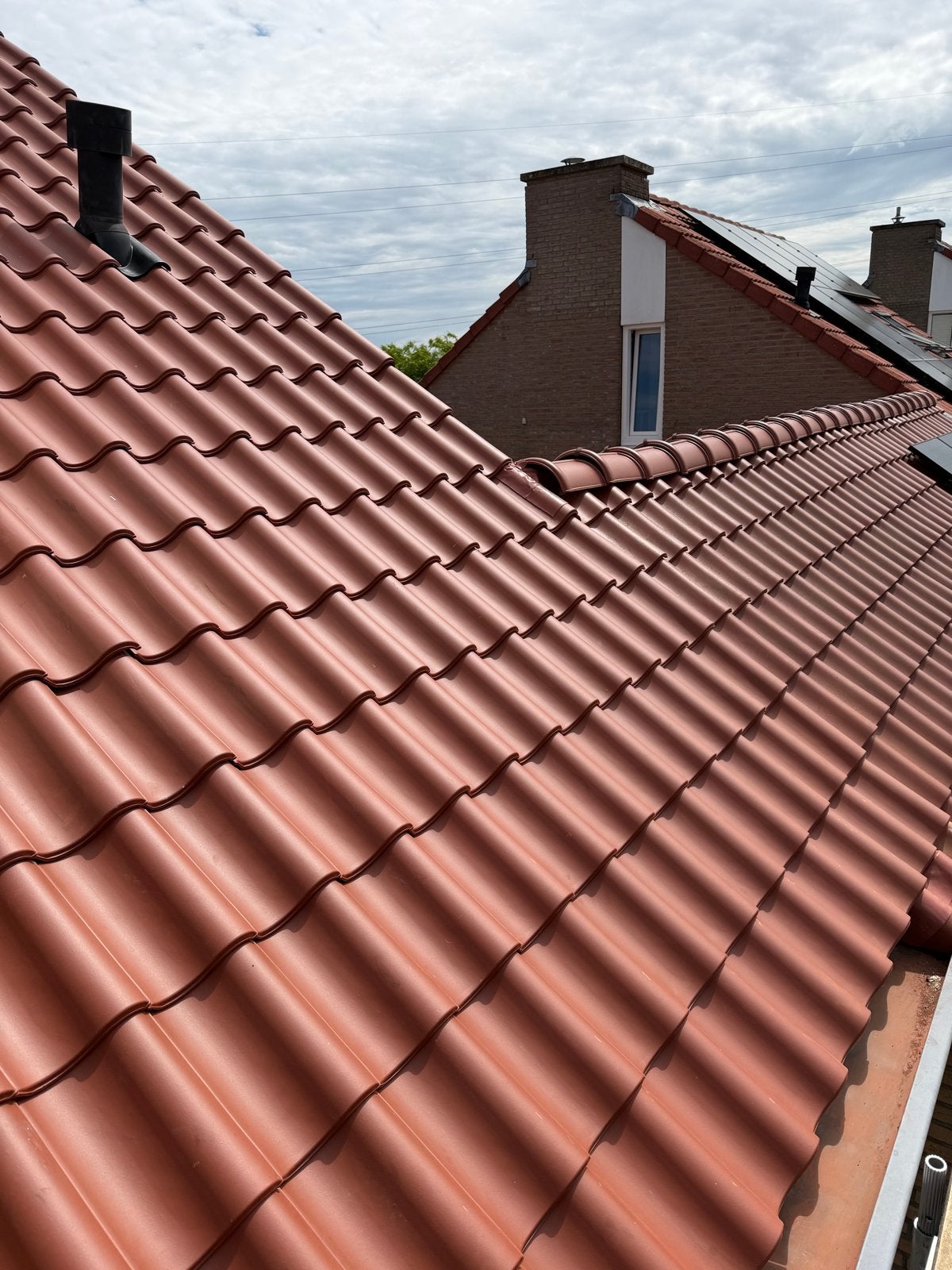 OVH Vario Santin Rood Dakpannen - 220 stuks, Doe-het-zelf en Verbouw, Dakpannen en Dakbedekking, Ophalen, Steen of Klei, Nieuw