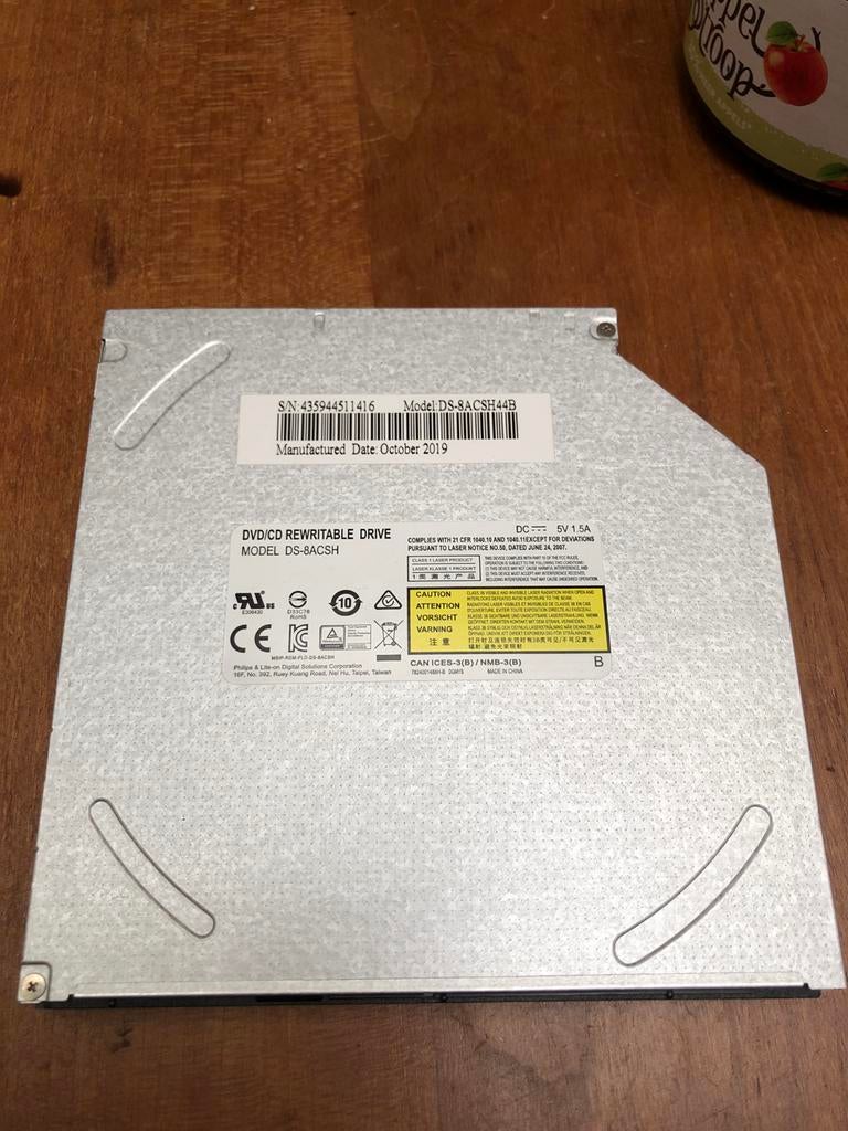 DVD/CD Rewritable Drive, Intern, Gebruikt, Dvd, MacOS