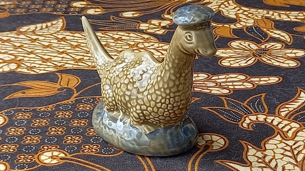 Nessie mooie oude volle Beswick whisky decanter 12,5 cm., Ophalen of Verzenden