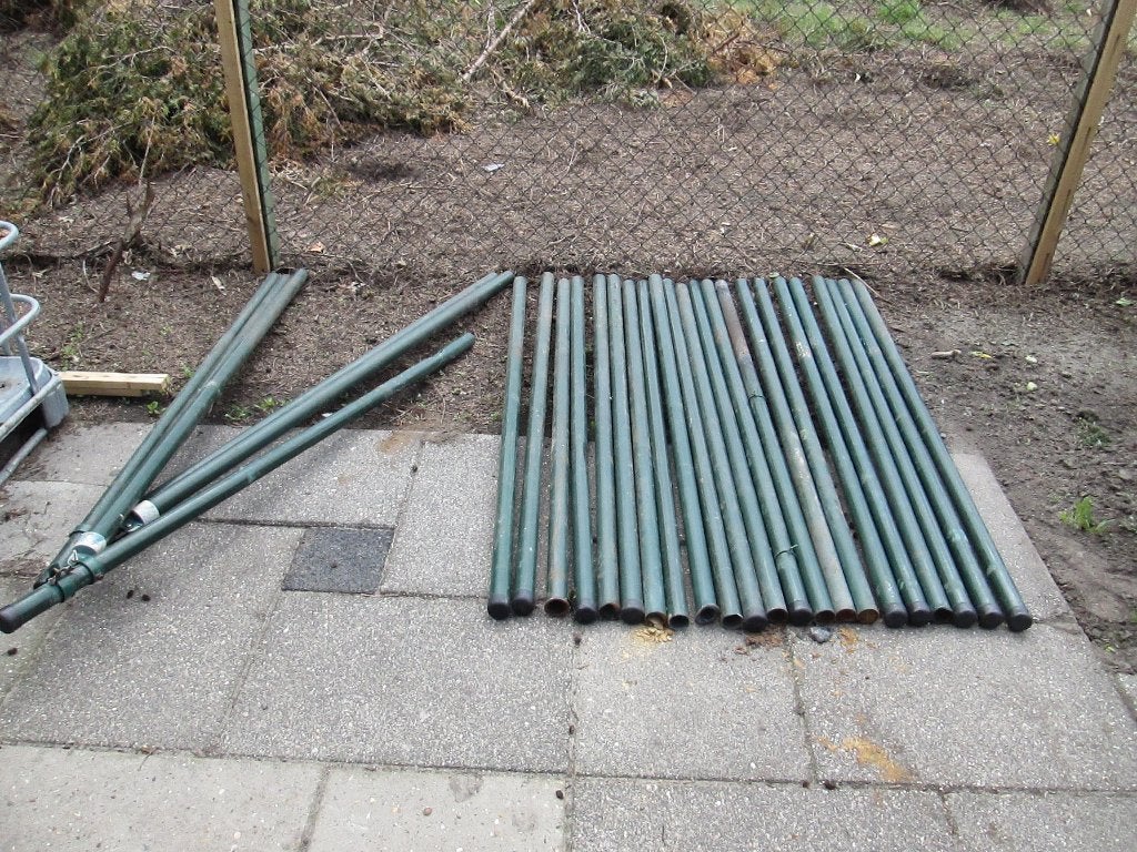 nog 1hoekstuk +20 palen   30euro samen, Ophalen, Gebruikt, 20 meter of meer, Overige typen
