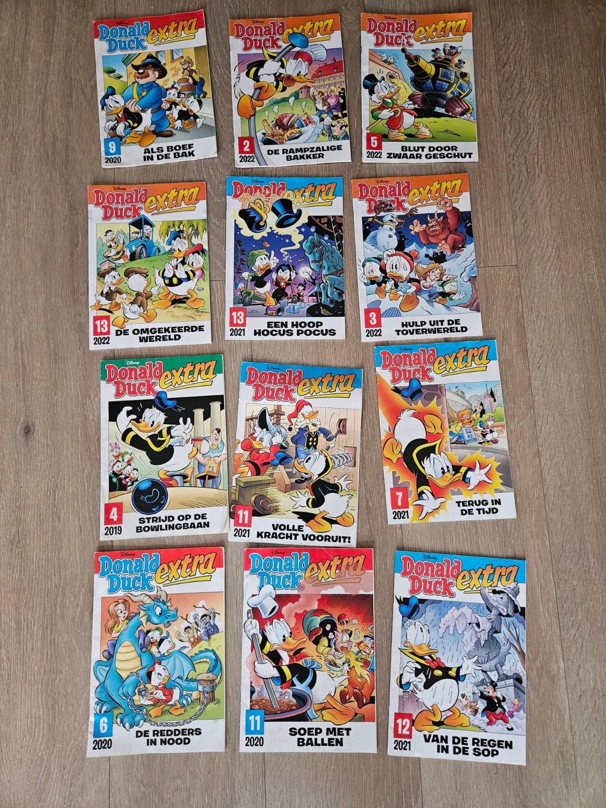 Donald Duck Extra, 12 stuks, Meerdere comics, Ophalen of Verzenden, Gelezen, Europa