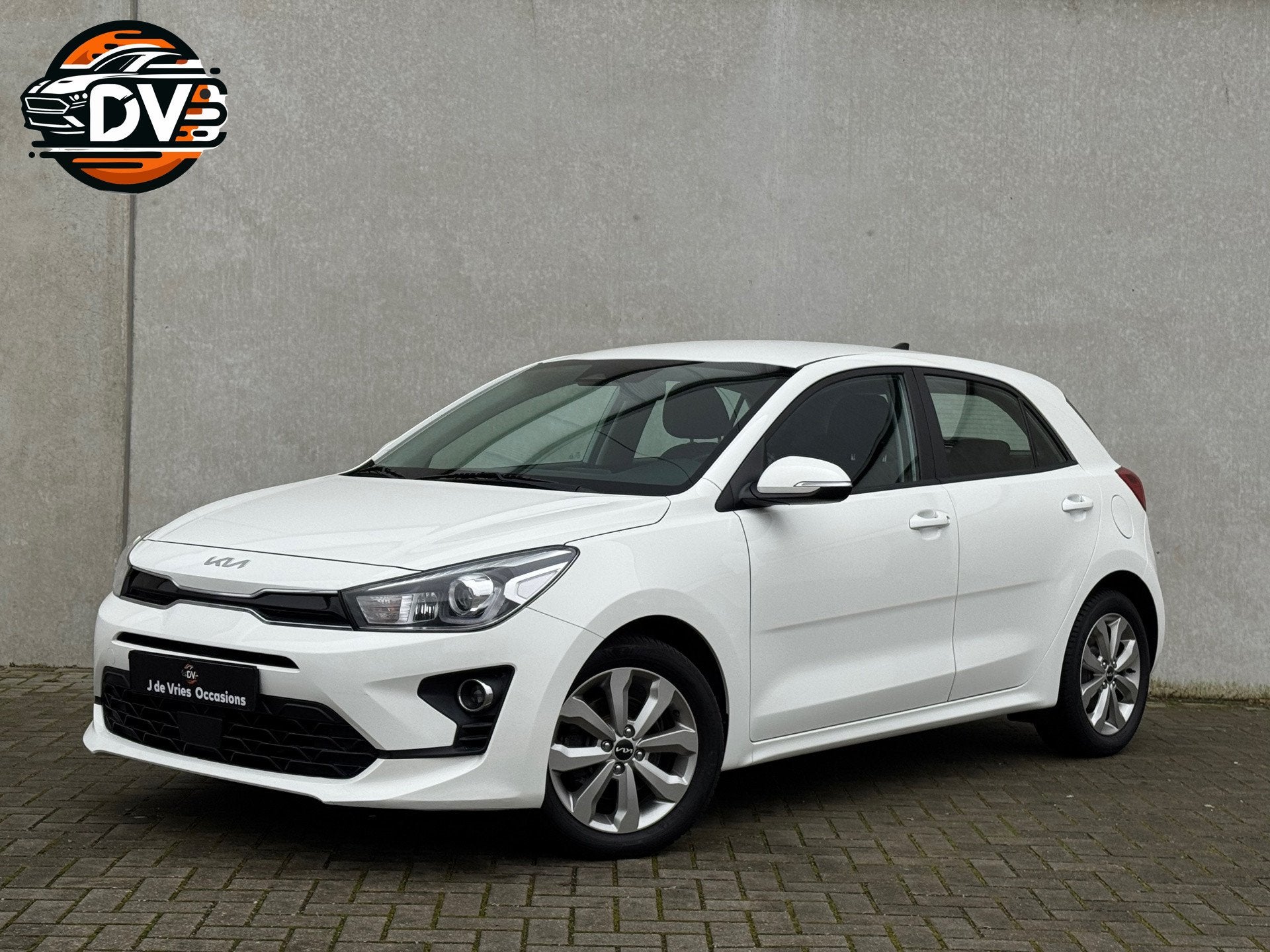 Kia Rio 1.0 T-GDi MHEV DynamicPlusLine NAV STL VERW CRUISE, Voorwielaandrijving, 101 pk, Automatische klimaatregeling, Wit