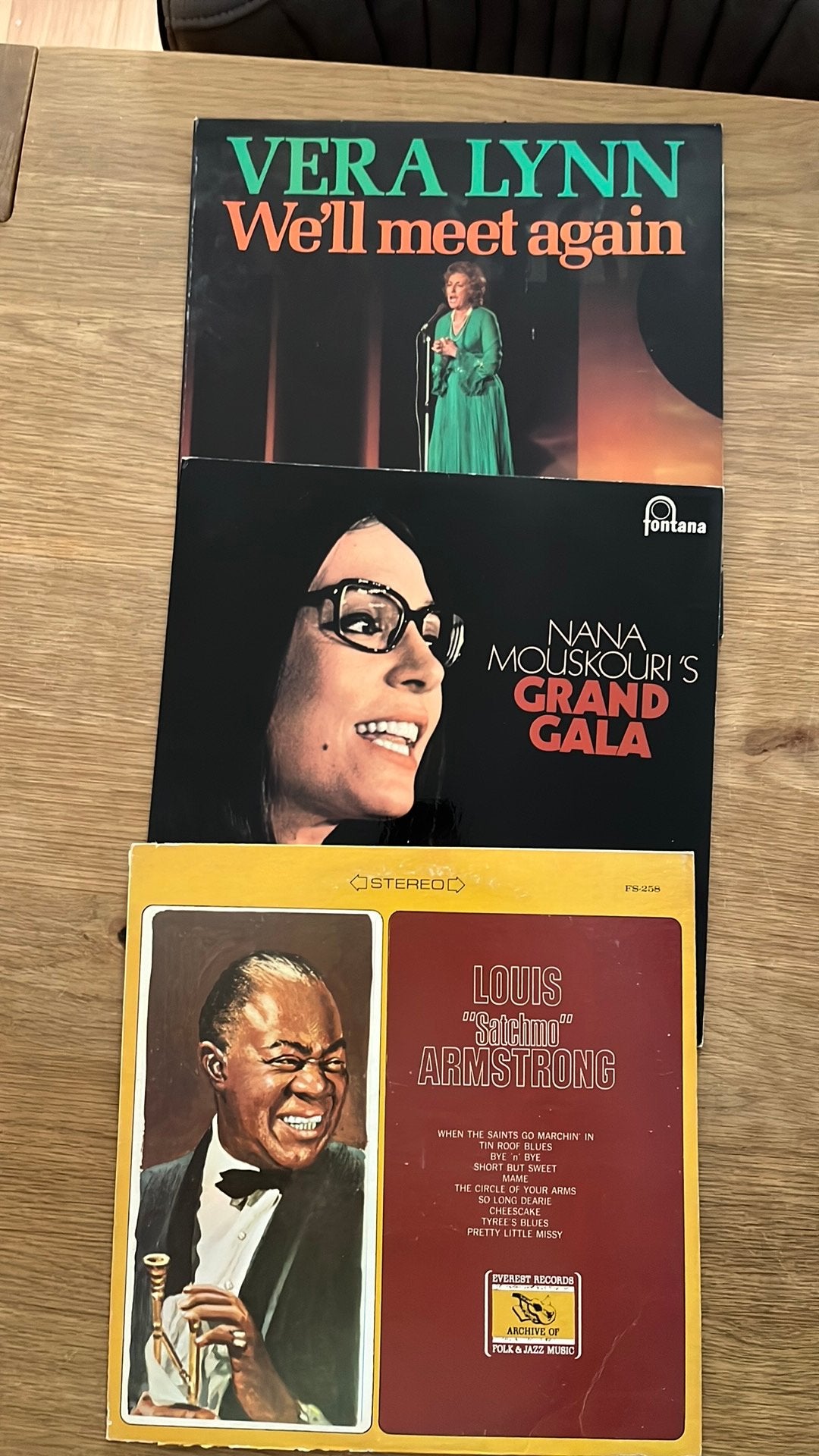 LP: Louis Armstrong, Vera Lynn, Nana Mouskouri, Ophalen of Verzenden, Overige genres