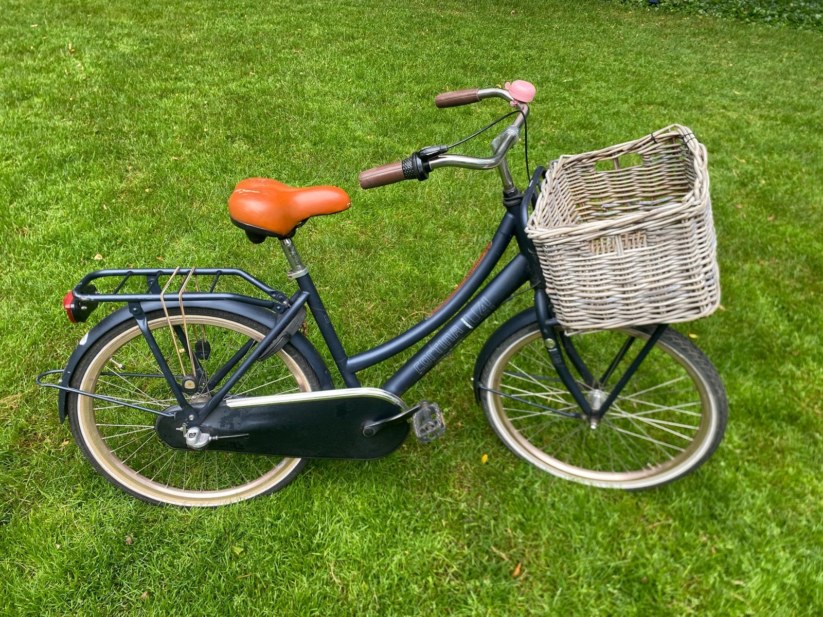 Cortina meisjesfiets, Ophalen, Gebruikt, Terugtraprem, 24 inch