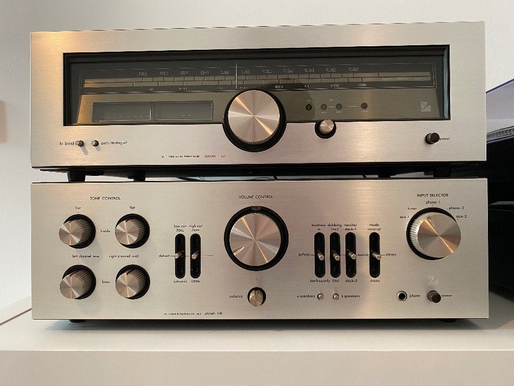 Luxman L81 & T88V Set (service nodig), Gebruikt, Ophalen, Overige merken, Minder dan 60 watt