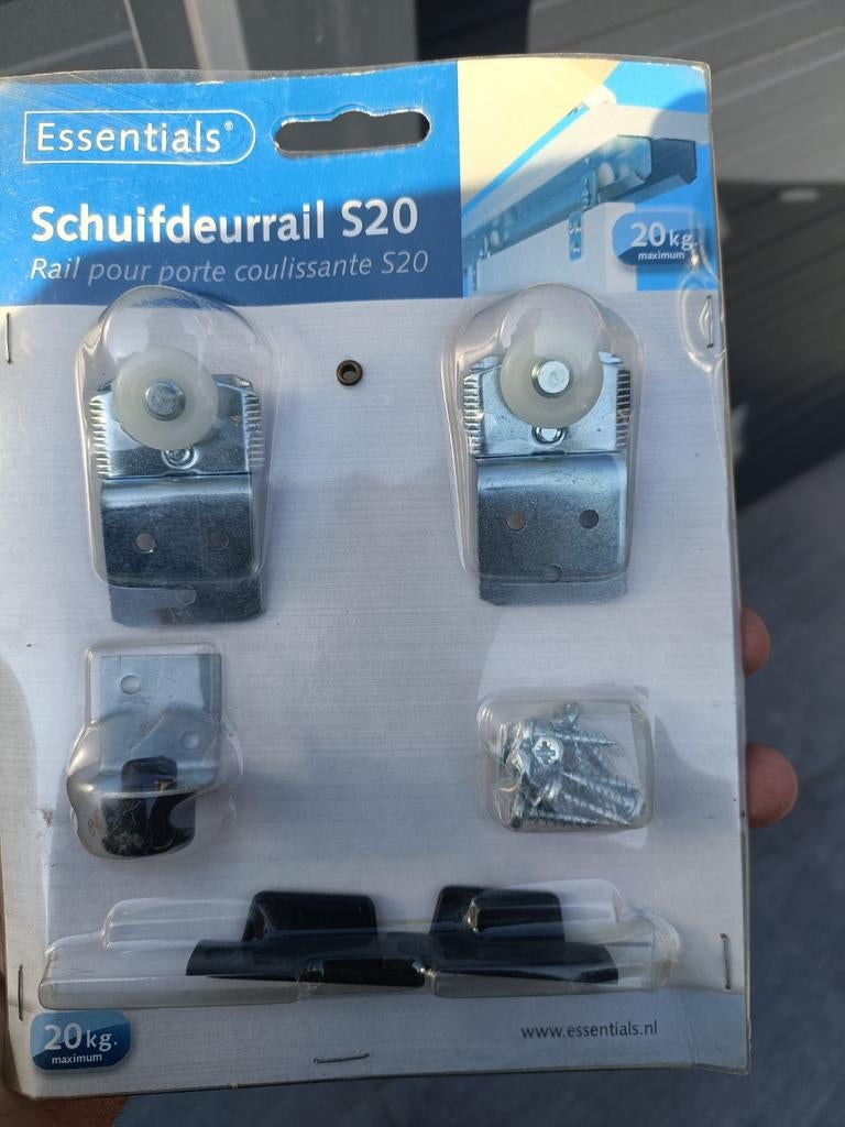 Schuifdeur rail S 20, Doe-het-zelf en Verbouw, Hang- en Sluitwerk, Ophalen of Verzenden, Nieuw