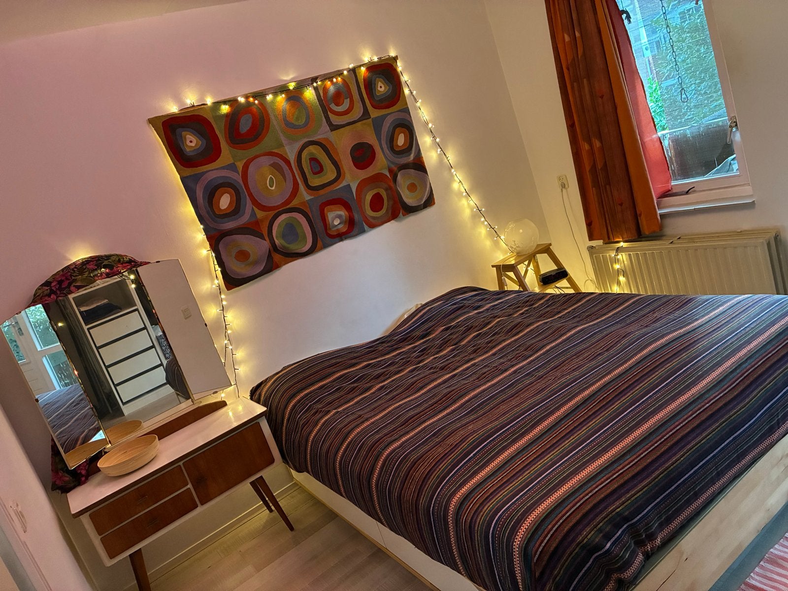 Handgeweven kwaliteit wandkleed /vloerkleed 140×90 cm – boho, Meerkleurig, Ophalen of Verzenden, Zo goed als nieuw, Modern
