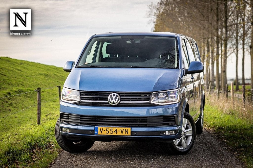 Volkswagen Transporter 2.0 TDI L2H1 DC Highline|Automaat|Nap, Auto's, Gebruikt, Euro 6, 4 cilinders, Met garantie (alle)