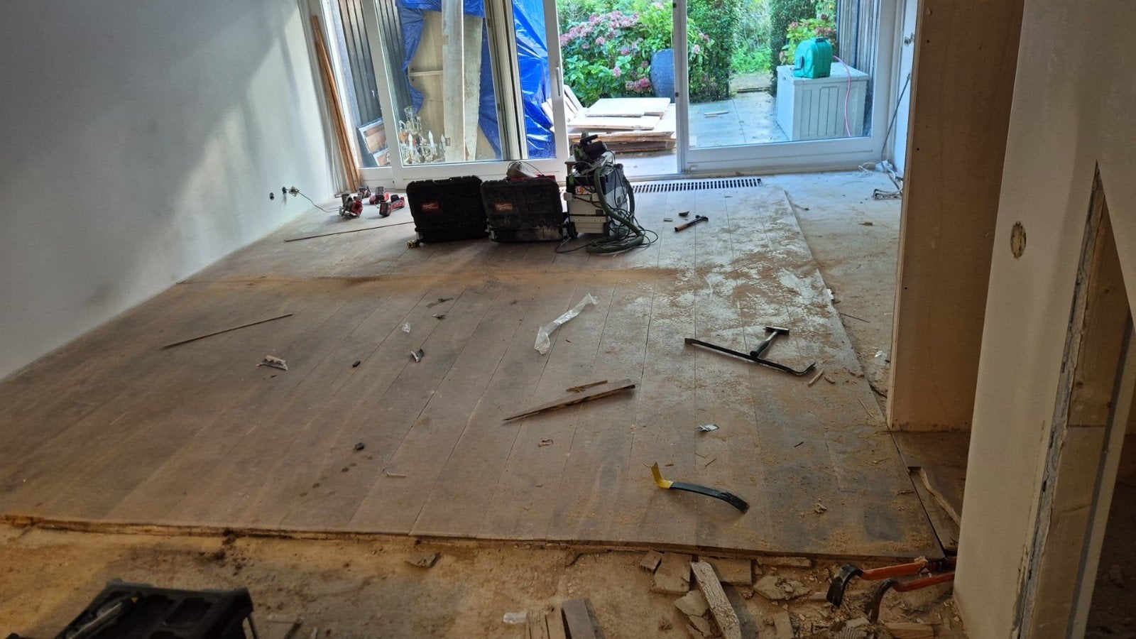 eikenhouten vloer, Ophalen, Minder dan 25 mm, Eiken, 200 tot 250 cm