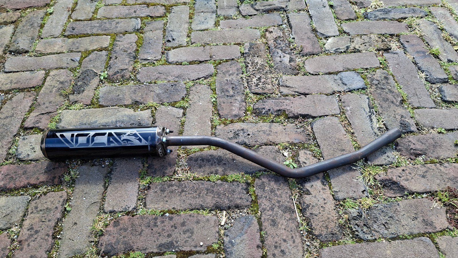 Gebruikte Voca einddemper voor Beta RR50, Fietsen en Brommers, Brommeronderdelen | Algemeen, Ophalen, Gebruikt, Uitlaat, Voca