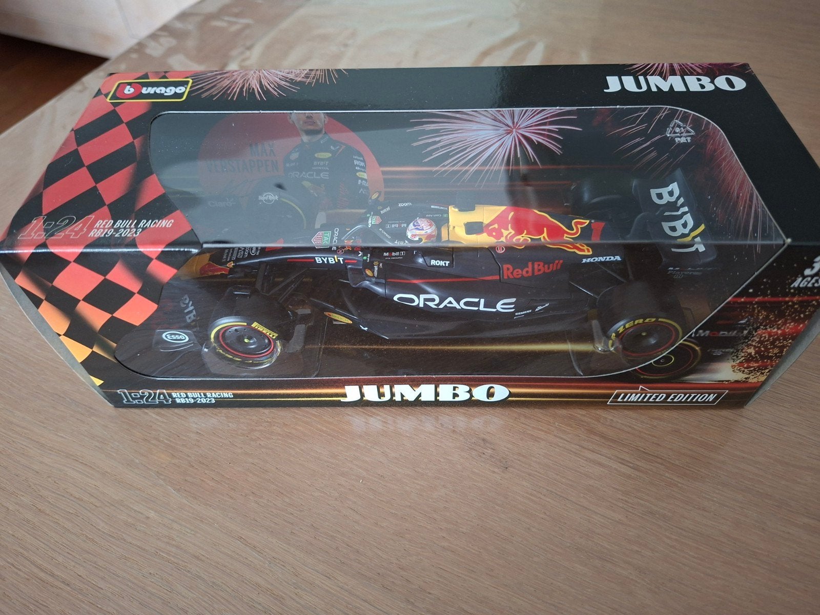 Burago Jumbo 1:24 Red Bull Racing RB19 2023 Limited Edition, Hobby en Vrije tijd, Modelauto's | 1:24, Ophalen of Verzenden, Nieuw