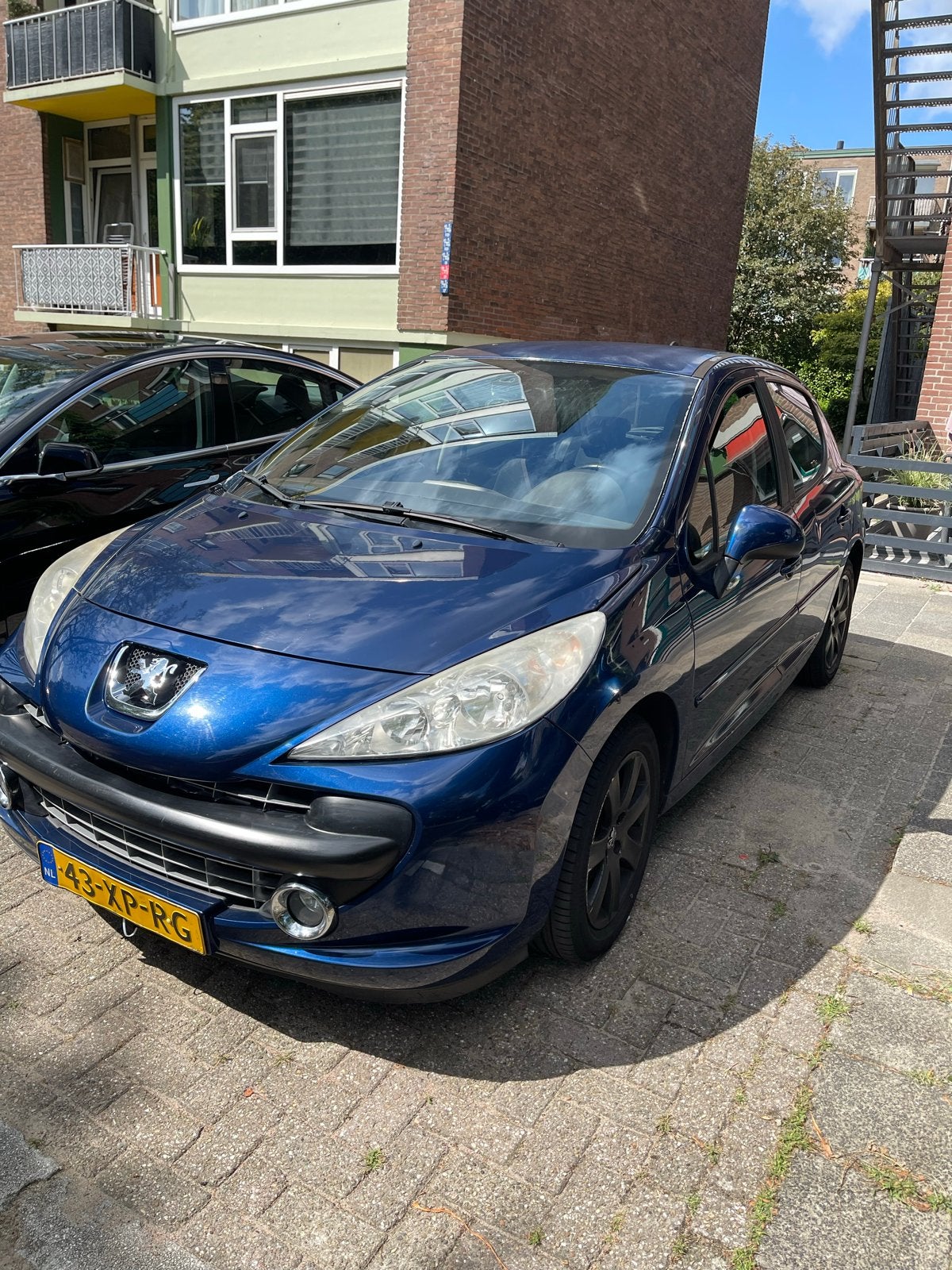 Peugeot 207 1.6 VTI 16V 5DR 2007 Blauw, Auto-onderdelen, Ophalen, Peugeot, Bumper